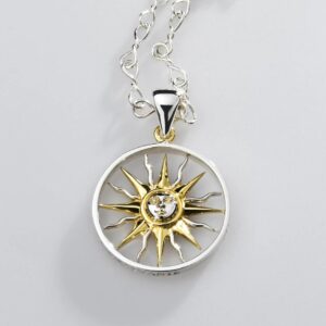 Star Sun Wheel Pendant
