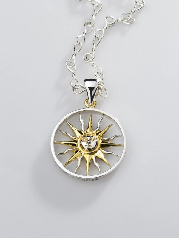 Star Sun Wheel Pendant